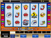 Play 5 Reel Drive Slots by Microgaming for Free 5 Reel Drive is a 5 reel slot game with 9 paylines. The Winding Road Sign symbol is wild and The Police Car symbol is the scatter symbol. >>> Play 5 Reel Drive Slots Here