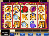 Play Secret Admirer Slots by Microgaming for Free Secret Admirer is a 5 Reel, 9 Payline Video Slot with Bonus Game and feature. The Mask symbol is wild the Diamond Ring symbol is a scatter. >>> Play Secret Admirer Slots Here