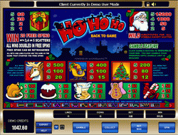 Play HO HO HO - Free Online Christmas Slots Here - By Microgaming